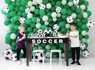 Latexballons - SET: Fußball - je ø 30cm